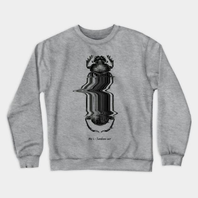 Scarabaeus Sacer Vintage Crewneck Sweatshirt by Lab7115